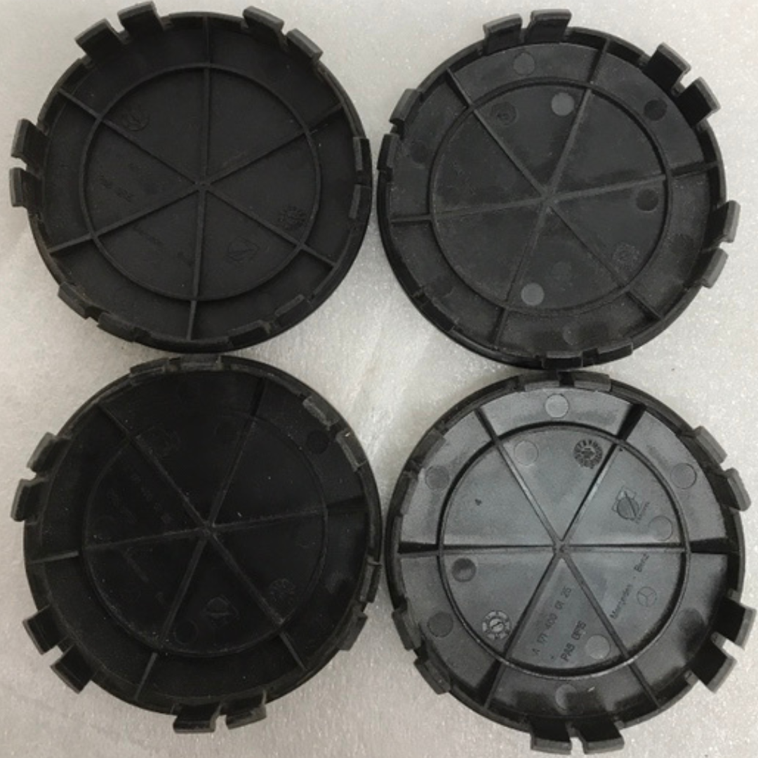 Set of 4 Mercedes 75MM Classic Dark Blue Wheel Center Hub Caps 2200de19