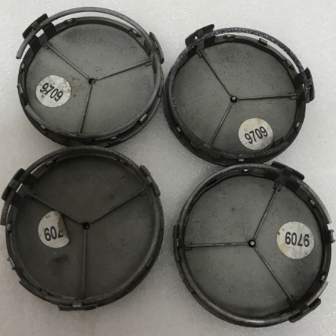 4x for Mercedes-Benz Matte Black Wheel Center Hub Caps 75mm 758deb1e