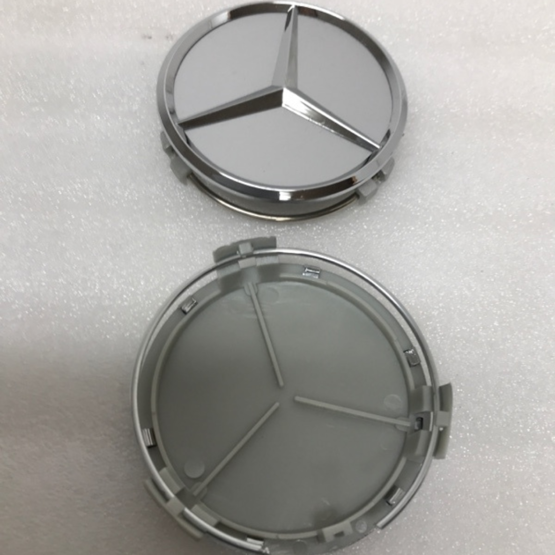 SET OF 2 CENTER CAPS Mercedes Benz A1714000125 75 MM 182fb2b0