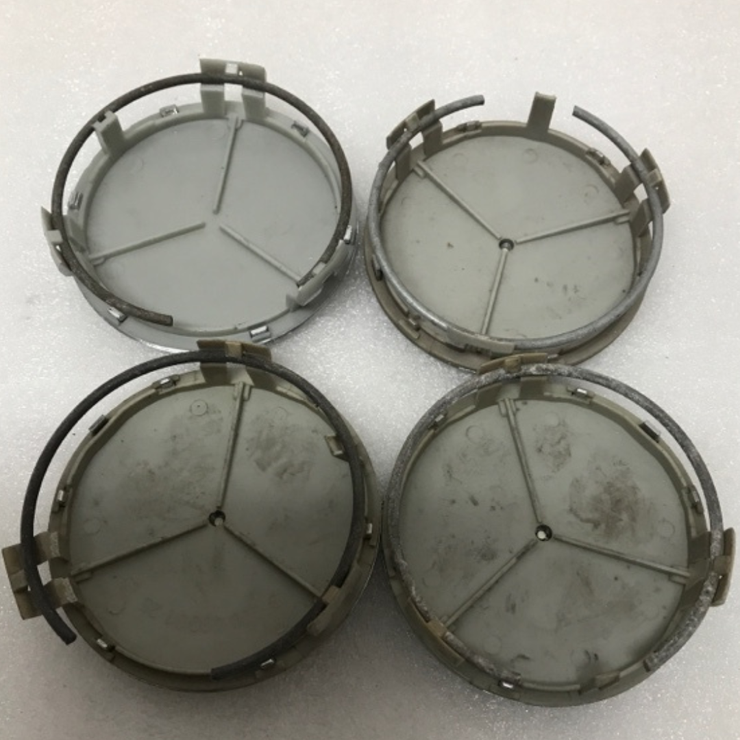 4x for Mercedes-Benz Silver Wheel Center Hub Caps 75mm c20bfc2a