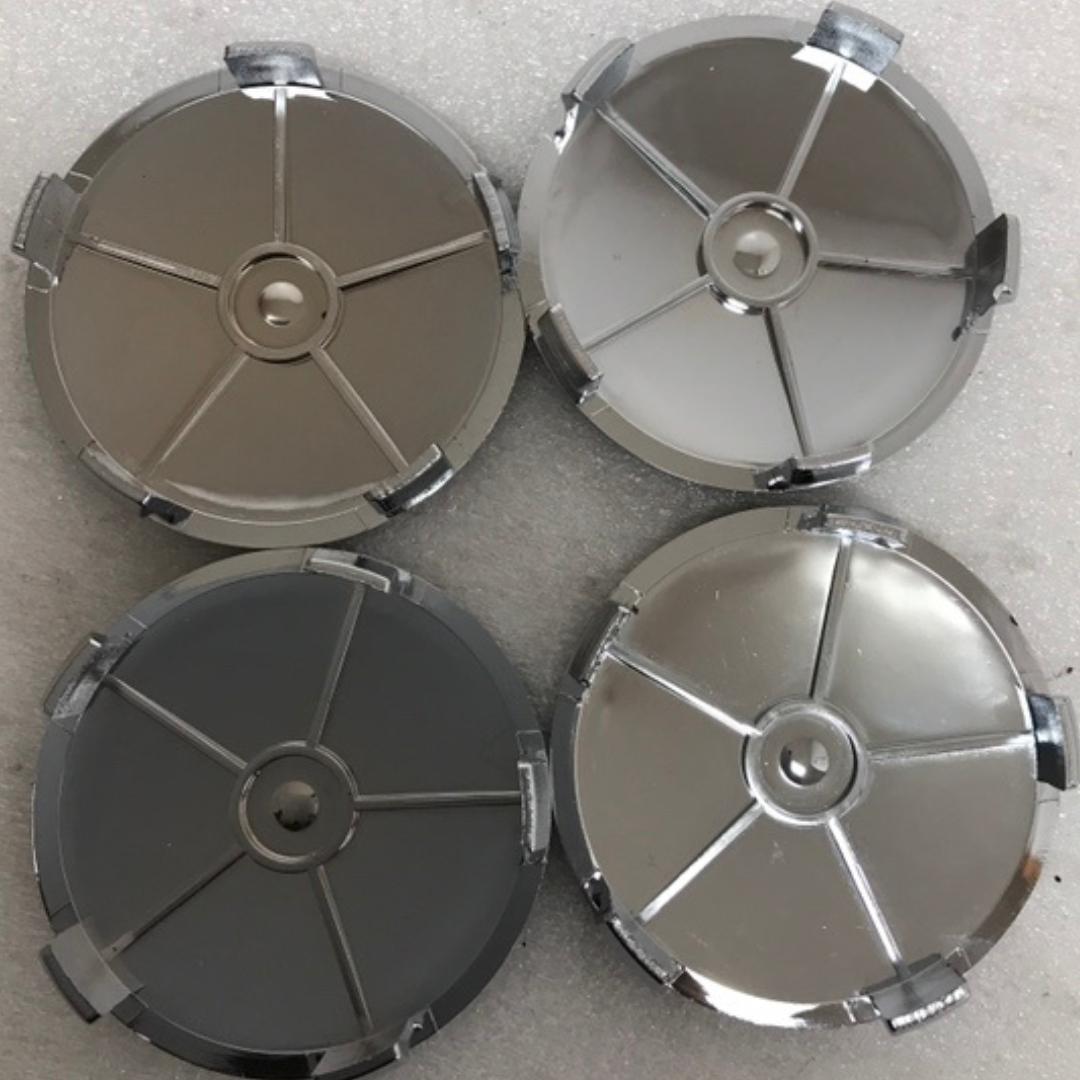 Set of 4 Volvo Iron Mark Alloy Wheel Center Cap Black b2cc2b26