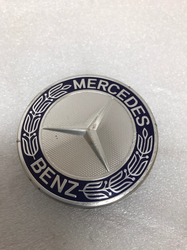 Set of 4 Mercedes 75MM Classic Dark Blue Wheel Center Hub Caps fffa699d