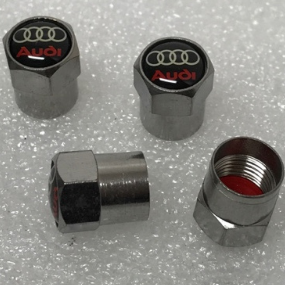 Set of 4 Audi Tire Valves For Car b3d413e7
