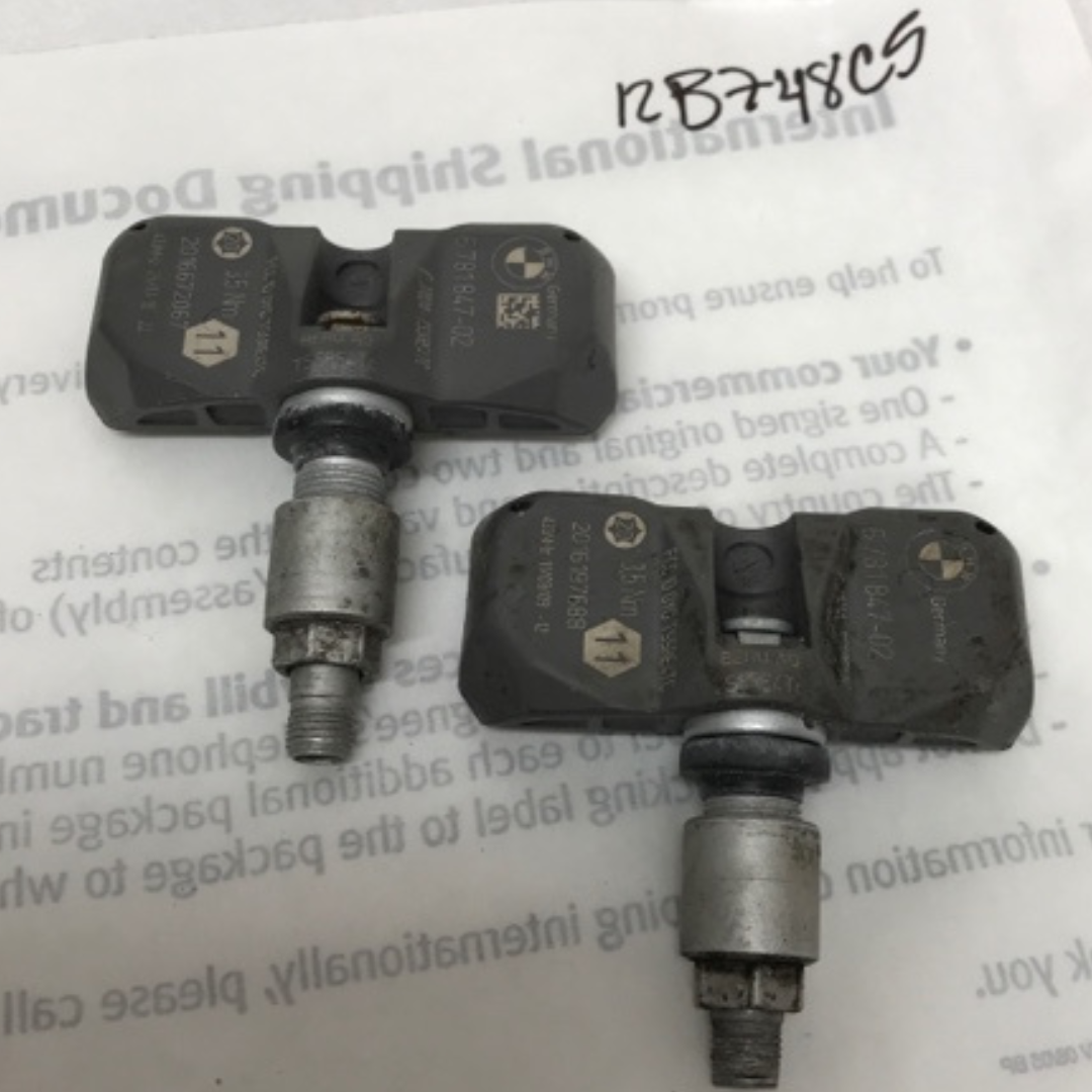SET OF 2 TPMS SENSORS for BMW, Mini, Rolls-Royce 36236781847 12b748c5
