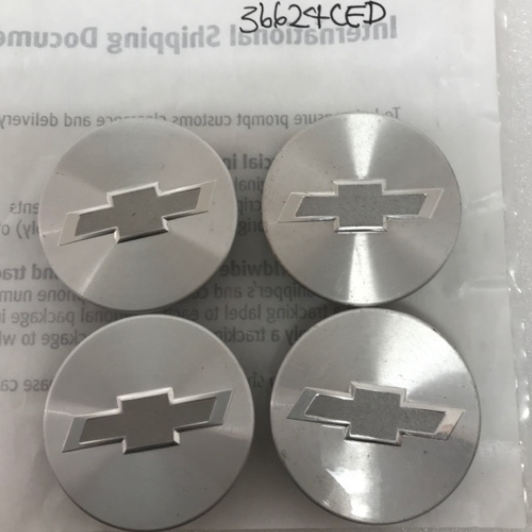 Set of 4 Chevrolet CHROME Wheel Center Cap 22775905 36624ced