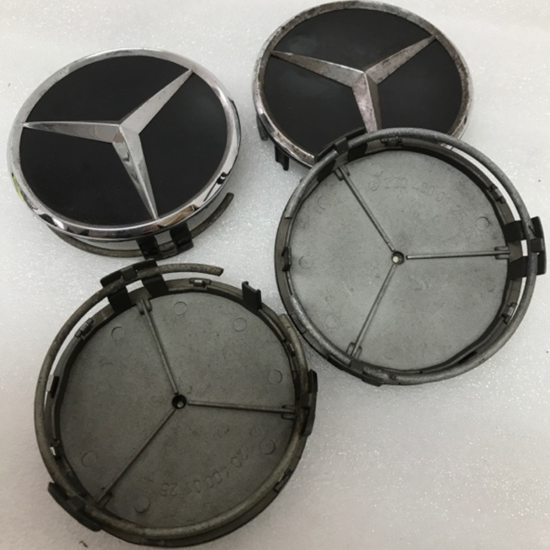 SET OF 4 CENTER CAP Mercedes Benz 2204000125 75 MM ee4b35ee
