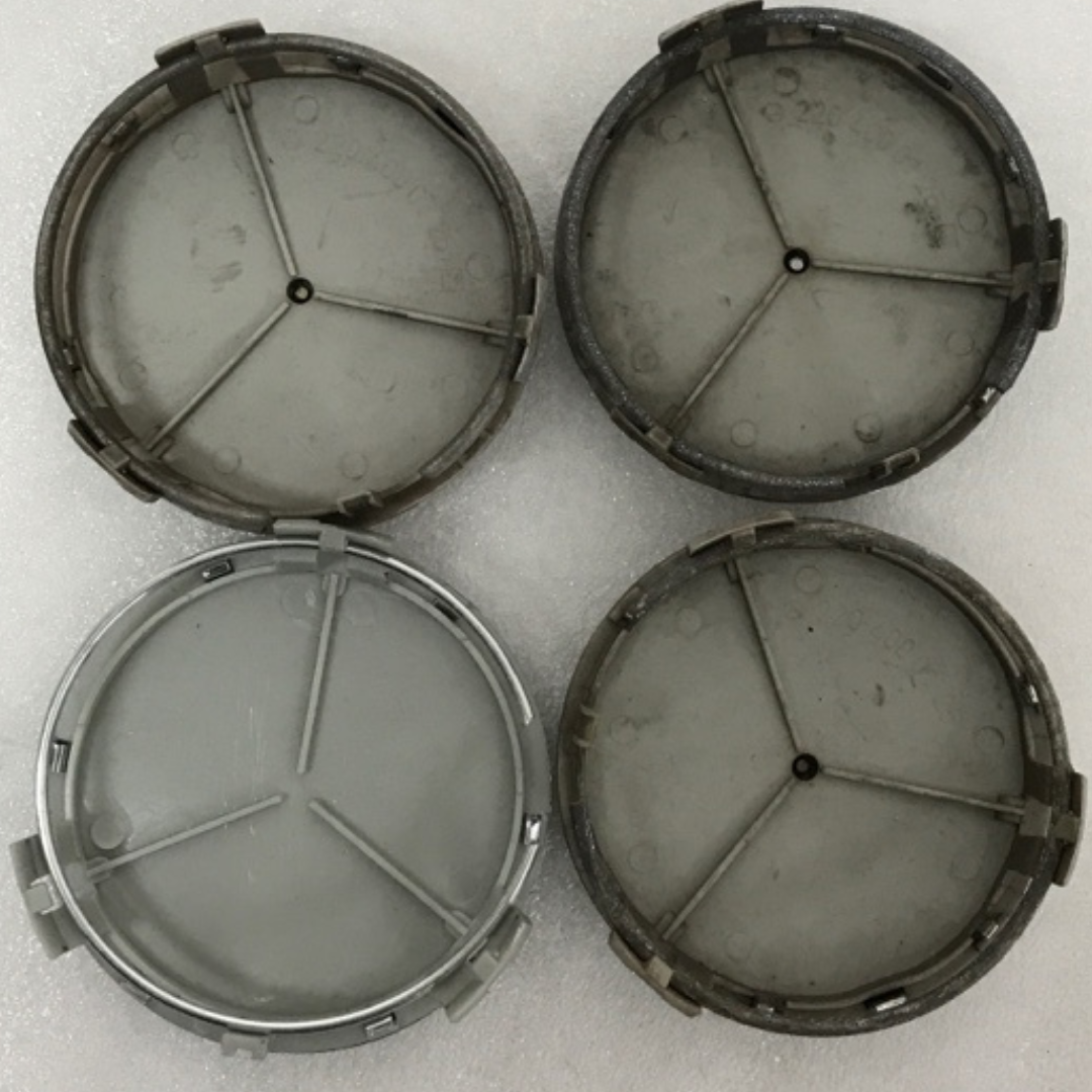 4x for Mercedes-Benz Silver Wheel Center Hub Caps 75mm 24b9f49a