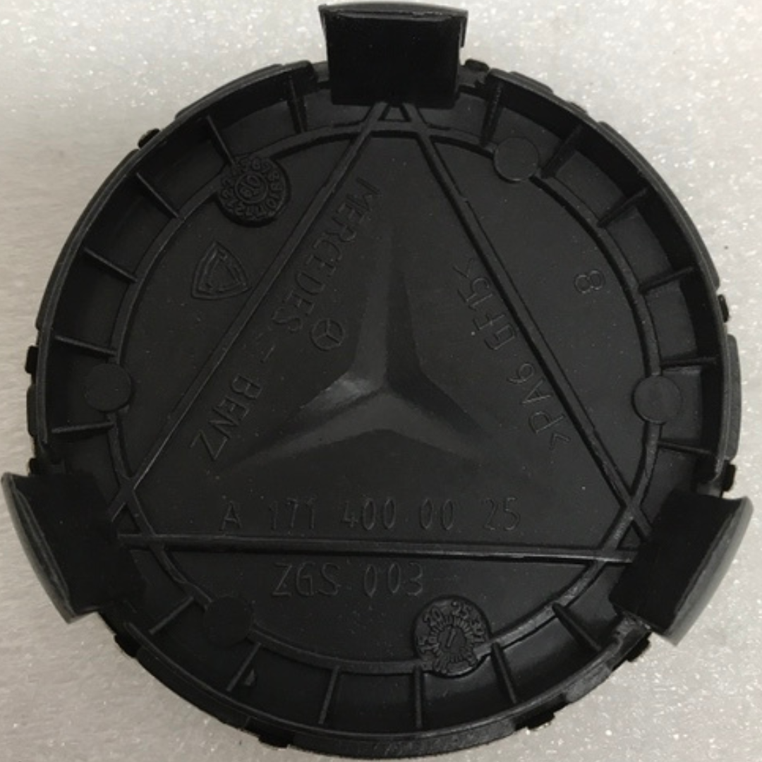 Set of 4 Mercedes-Benz Black Wheel Center Caps 75MM A171400025 157d1c6d