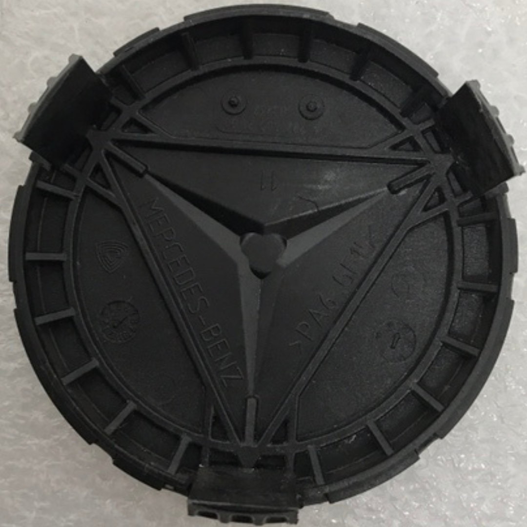 Set of 4 Mercedes-Benz Black Wheel Center Caps d97c1a3