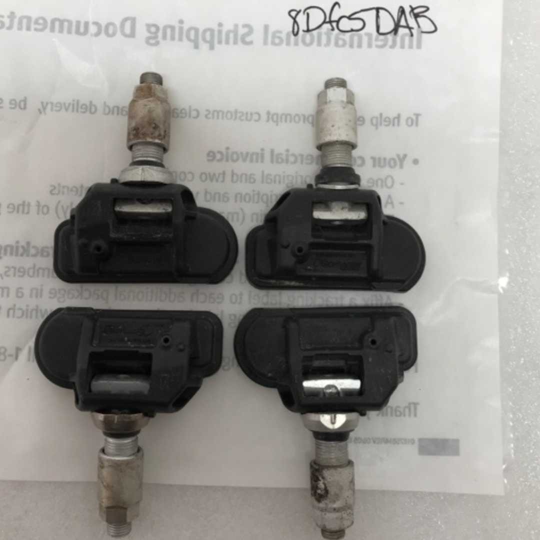Set of 4 Mercedes Benz OEM Schrader TPMS Sensor 0009050030 433MHz