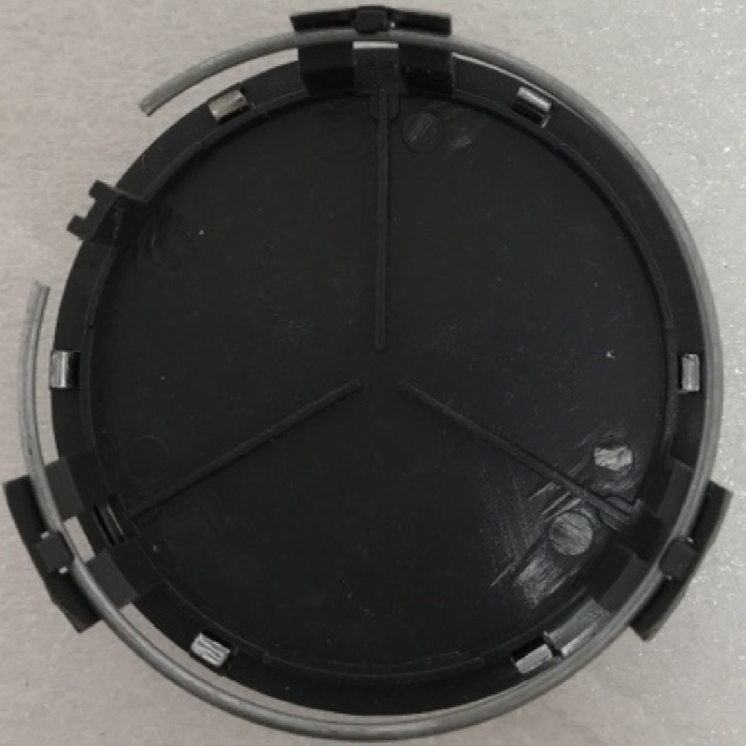 Set of 4 Mercedes-Benz Matte Black Wheel Center Hub Caps 75mm 040a7d0b