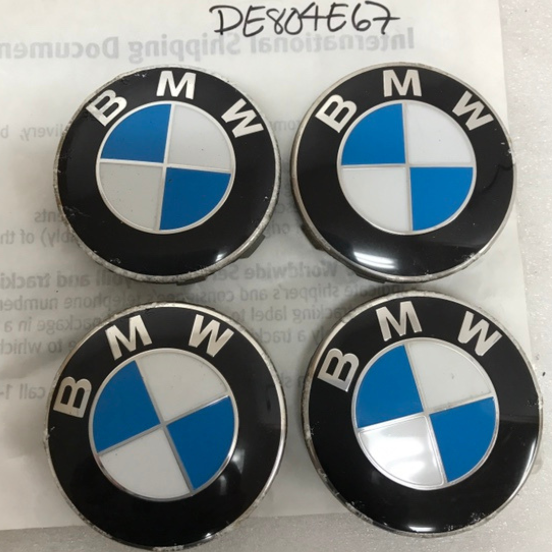 Set of 4 BMW Wheel Center Cap 68mm Genuine 36136783536 de804e67