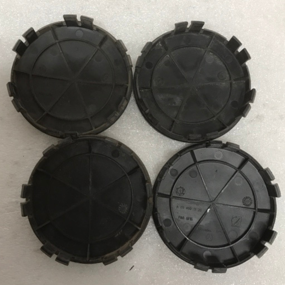 Set of 4 Mercedes-Benz 75MM Classic Dark Blue Wheel Center Caps e2ec234c