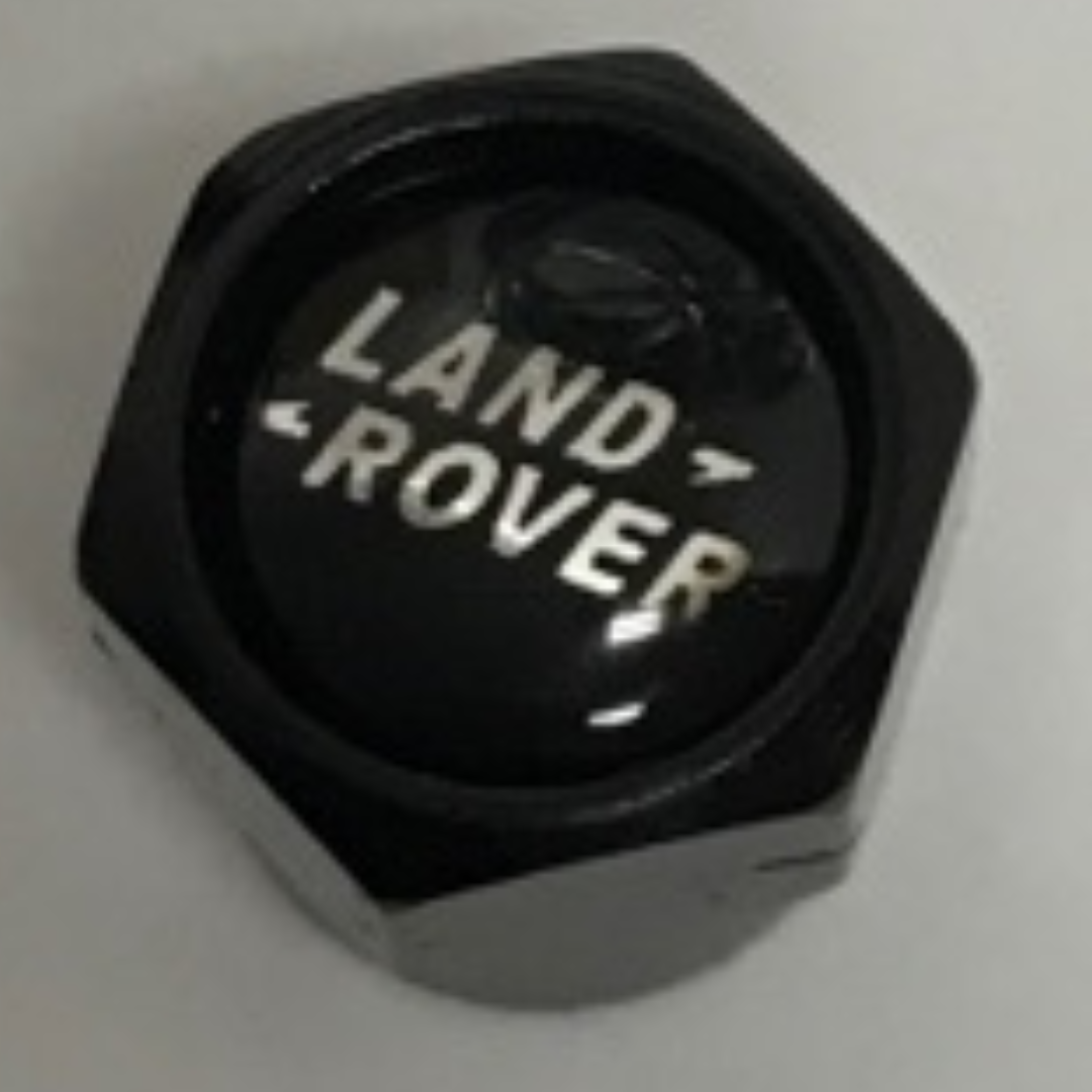 Set of 4 Universal Land rover Black Wheel Stem Air Valve Caps 941258f0