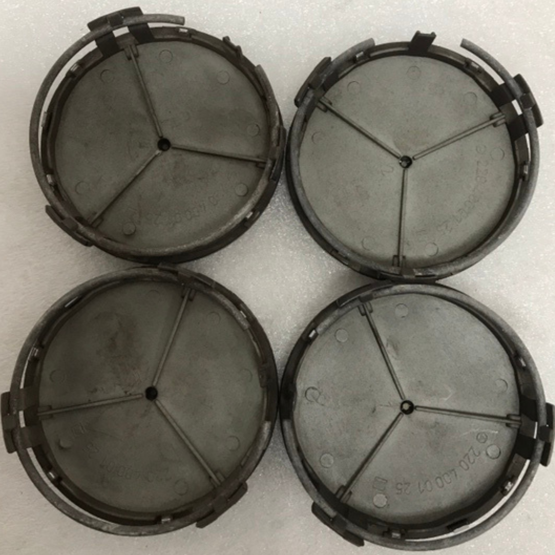 Set of 4 Mercedes-Benz Matte Black Wheel Center Hub Caps 75mm bc2a54be