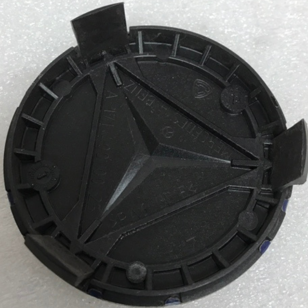 Set of 4 Mercedes Classic Dark Blue Wheel Center Hub Caps AMG Wreath 13e63e80
