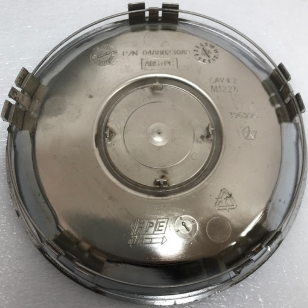 Chrysler Silver Center Cap 04880230AB 175 MM a629412a