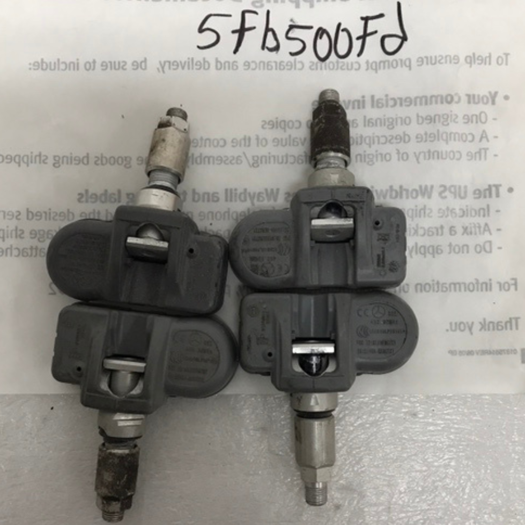 Set of 4 Mercedes Schrader TPMS Sensor A0009054100 433mhz 5fb500fd