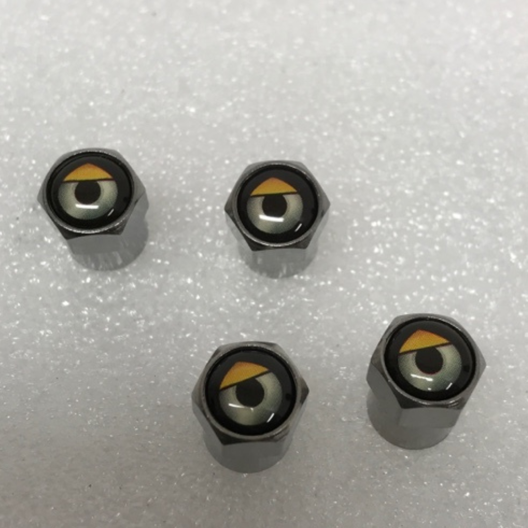 Set of 4 Support Image Wheel Air Stem Valve Caps for Car 23a1bfaf