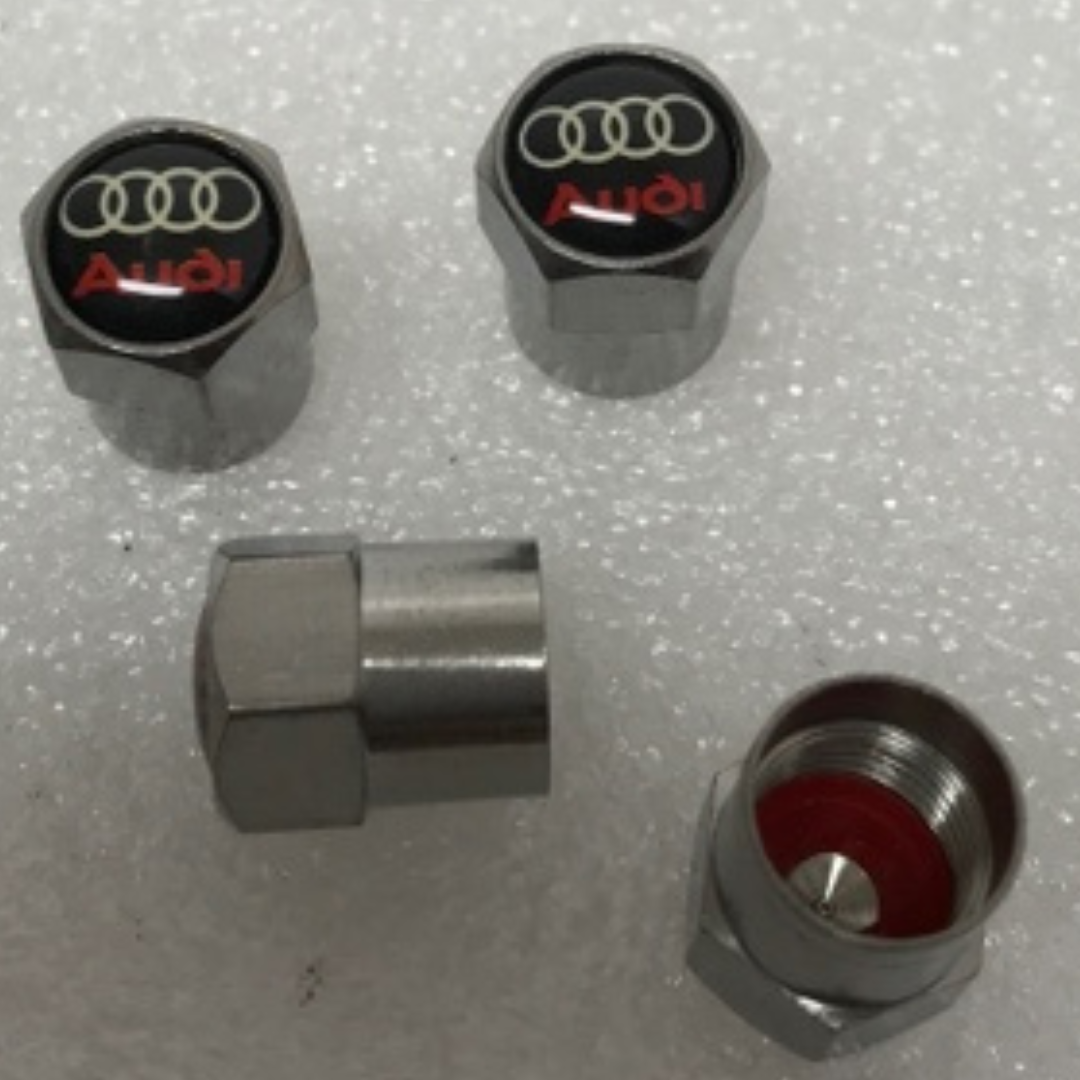 Set of 4 Audi Tire Valves For Car b3d413e7