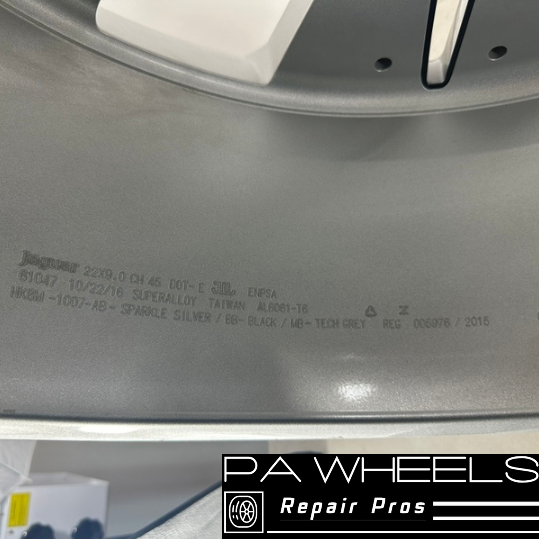 JAGUAR F-PACE 2017-2019 22" FACTORY OEM WHEEL RIM ''DOUBLE HELIX'' 59978 T4A8586
