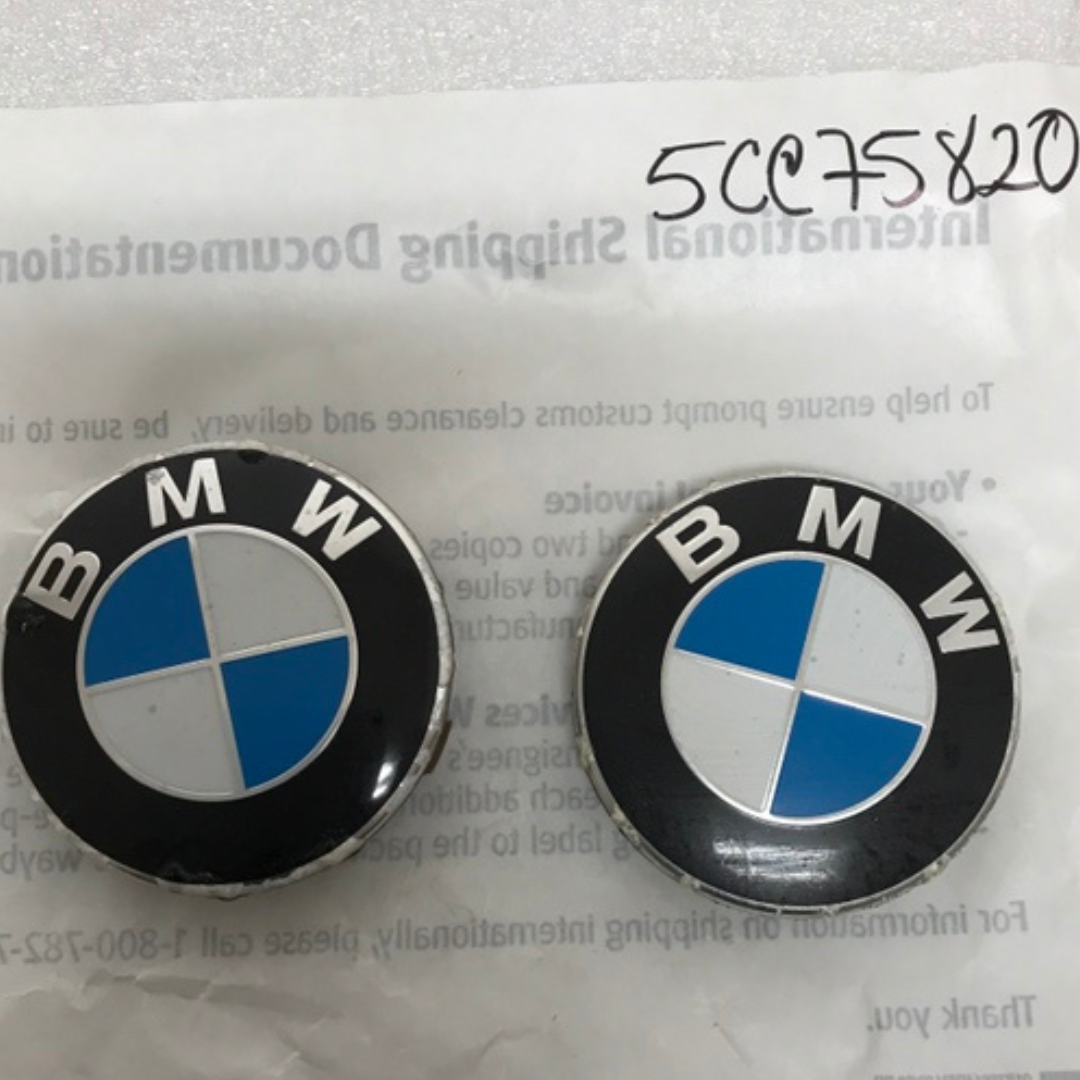 Set of 2 BMW Wheel Center Caps 68mm 678353604 5cc75820