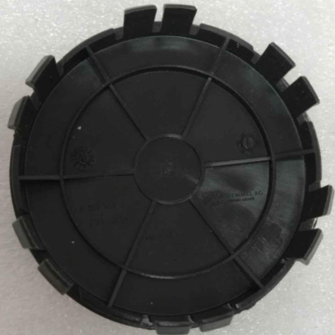 Set of 4 Mercedes-Benz Black Wheel Center Caps 75MM A2224002200 128dc8fb