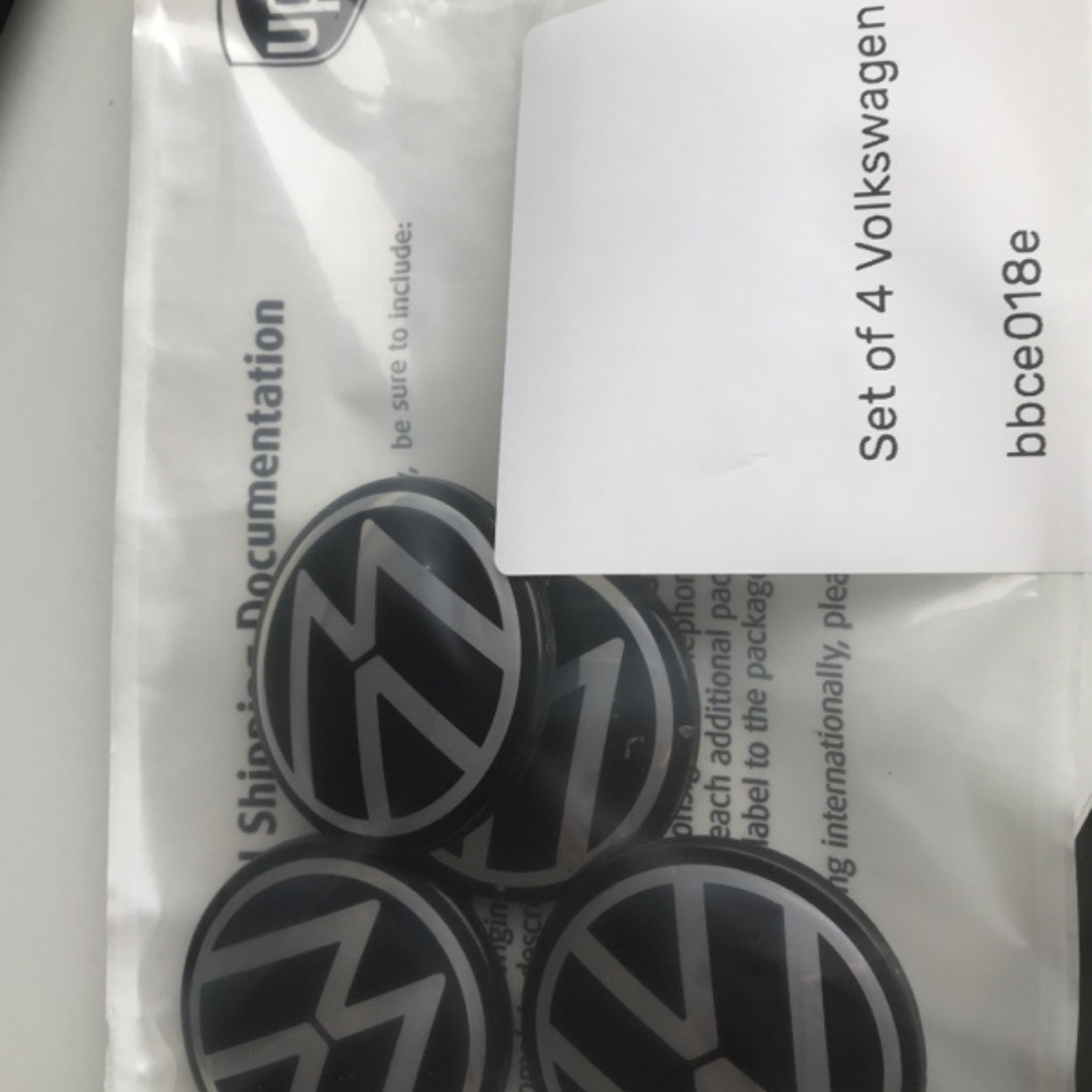 Set of 4 Volkswagen 5H0 601 171 Center Caps bbce018e