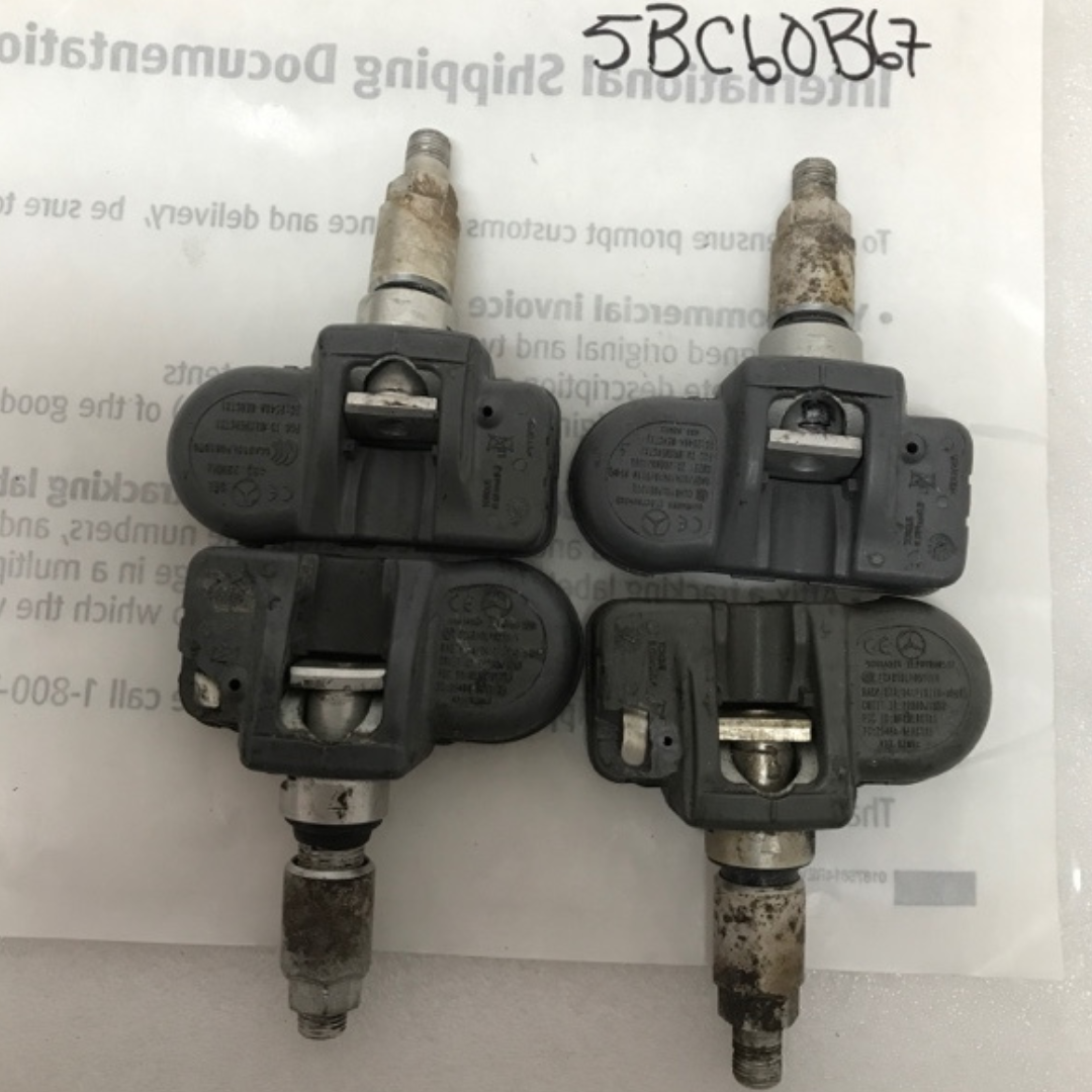 SET OF 4 TPMS SENSOR 433 MHZ MERCEDES BENZ A0009054100 5bc60b67