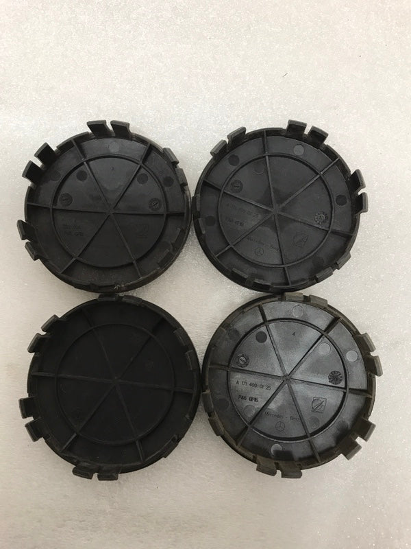 Set of 4 Mercedes 75MM Classic Dark Blue Wheel Center Hub Caps 6596c749