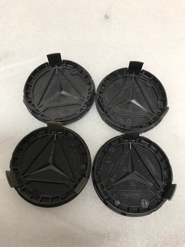 Set of 4 Mercedes 75MM Classic Dark Blue Wheel Center Hub Caps a479f9f8