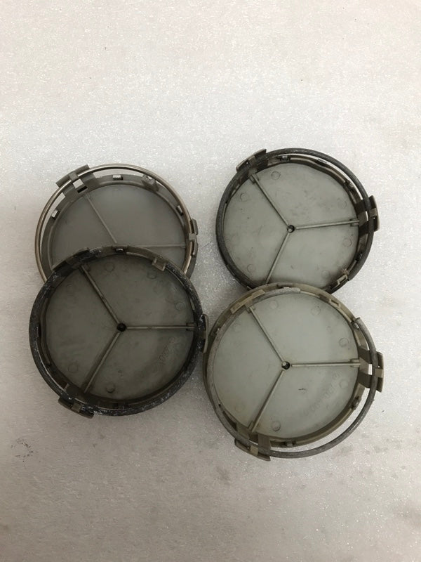 Set of 4 Mercedes-Benz Silver Wheel Center Hub Caps 75mm ac81056c