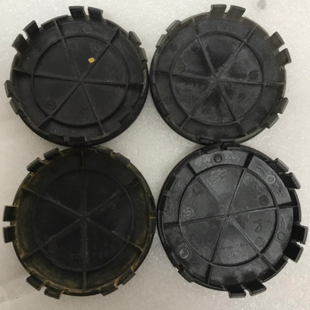 Set of 4 Mercedes 75MM Classic Dark Blue Wheel Center Hub Caps f364e4a5