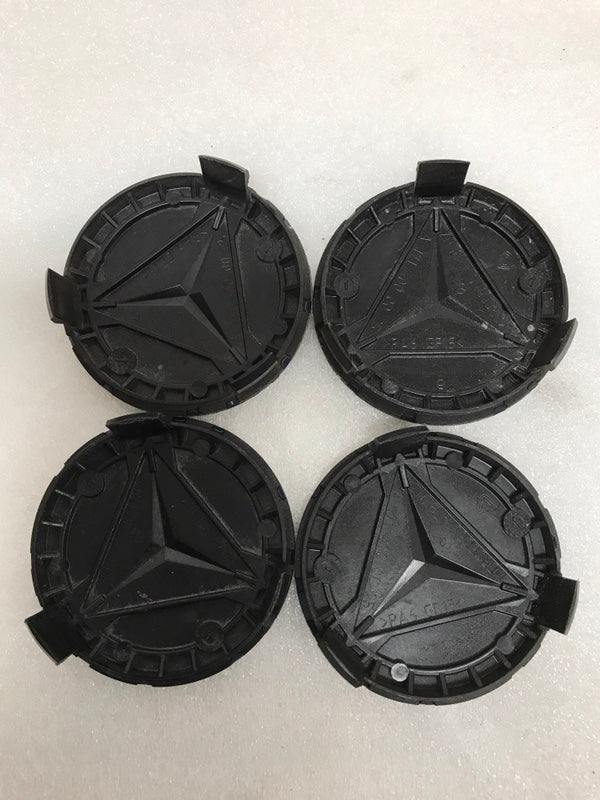 Set of 4 Mercedes 75MM Classic Dark Blue Wheel Center Hub Caps AMG 6b7b4e0f
