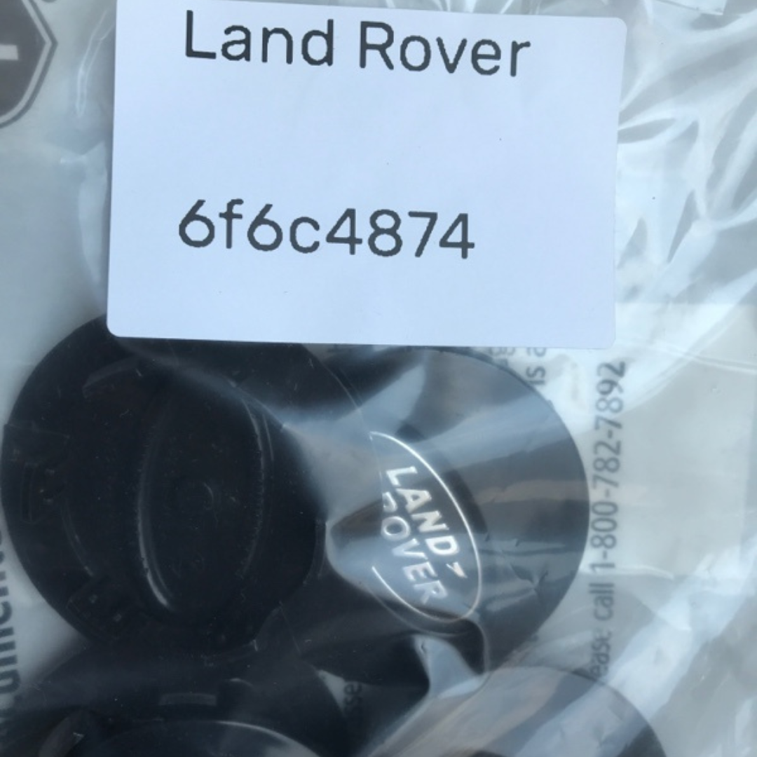 Set of 4 Land Rover Range Rover Center Hub Cap BLACK RRJ000010XXX 6f6c4874