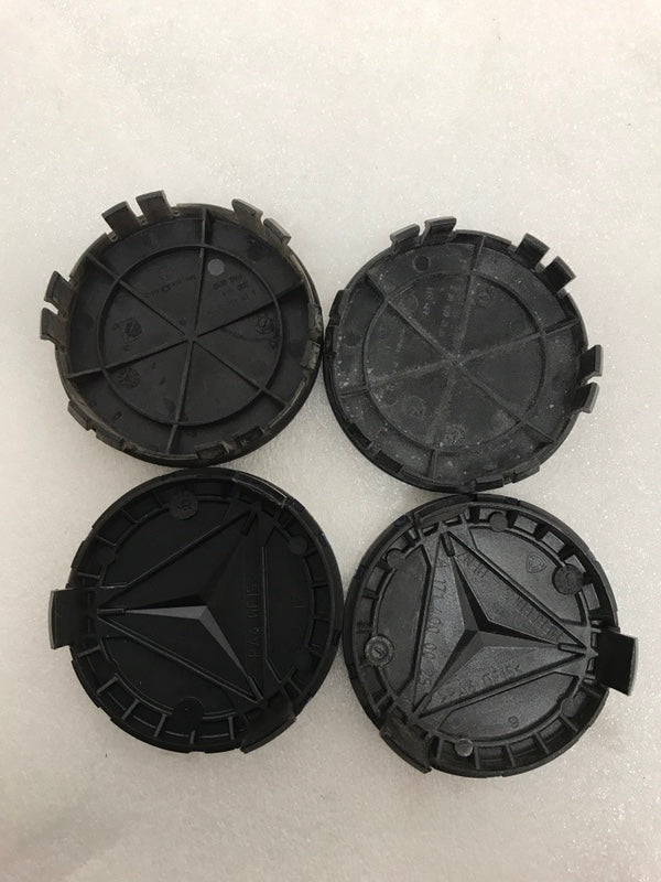 Set of 4 Mercedes 75MM Classic Dark Blue Wheel Center Hub Caps 985c0799