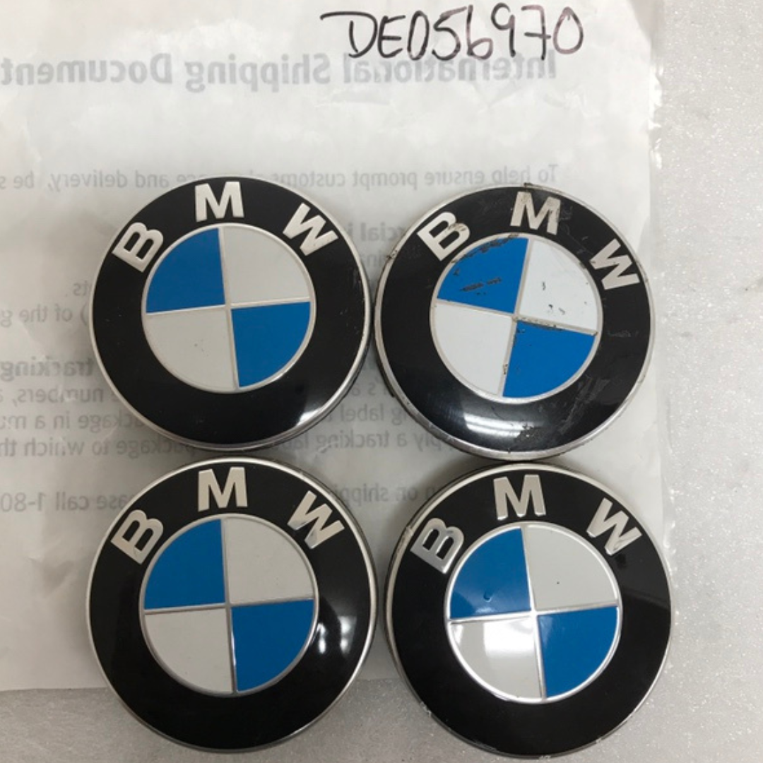 Set of 4 BMW Wheel Center Cap 68mm Genuine 36136783536 de056970