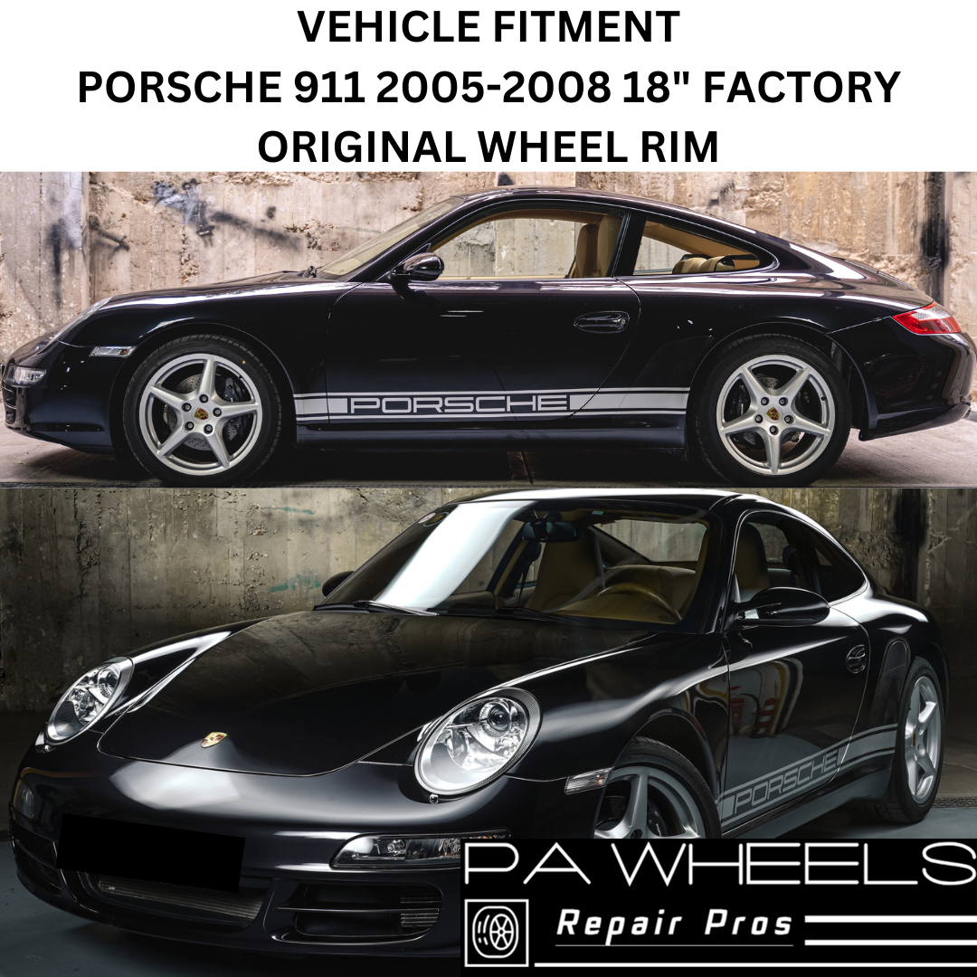 PORSCHE 911 2005-2008 18" FACTORY OEM FRONT WHEEL RIM 67321 99736213600