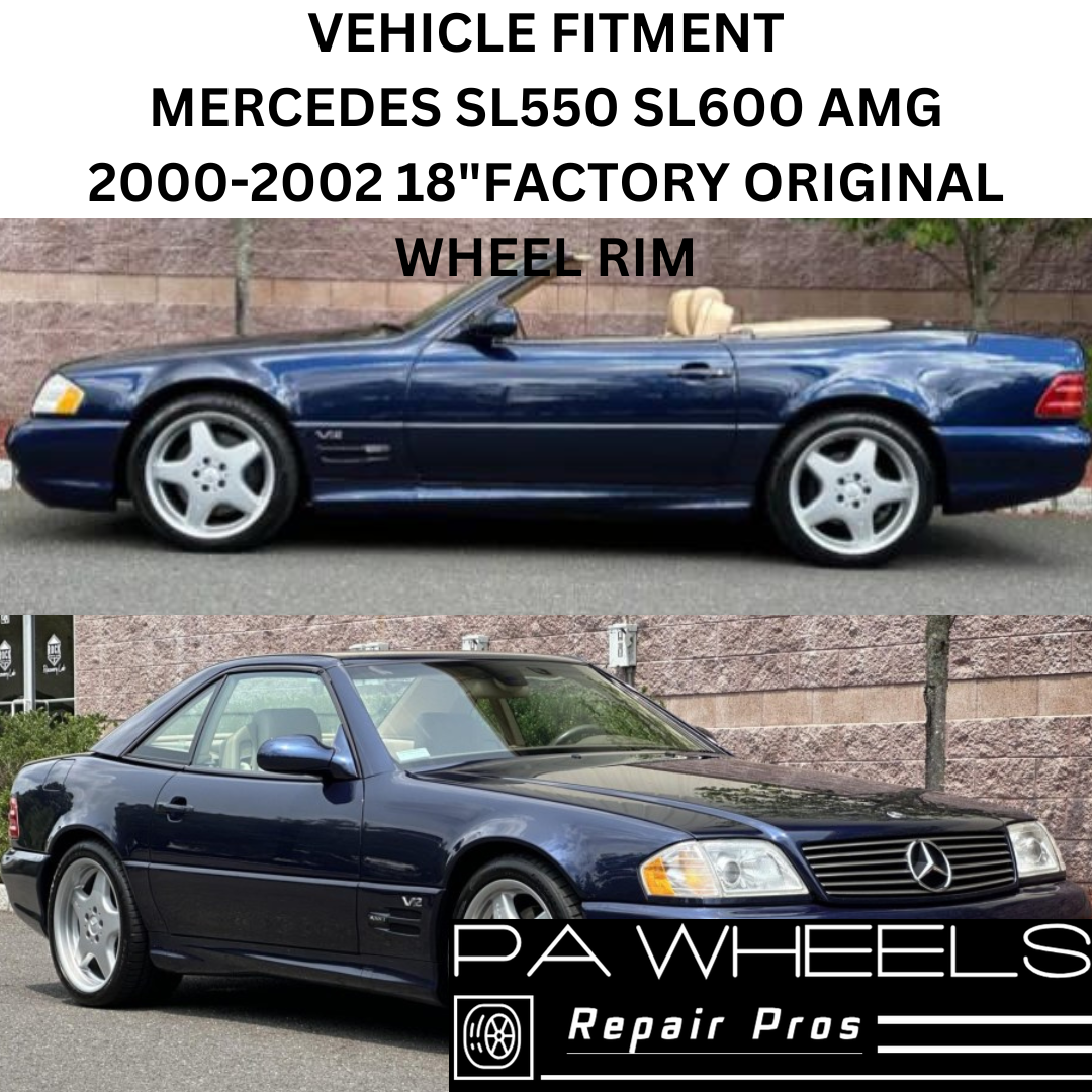 MERCEDES SL550 SL600 2000-2002 18" FACTORY OEM FRONT AMG WHEEL RIM 65228