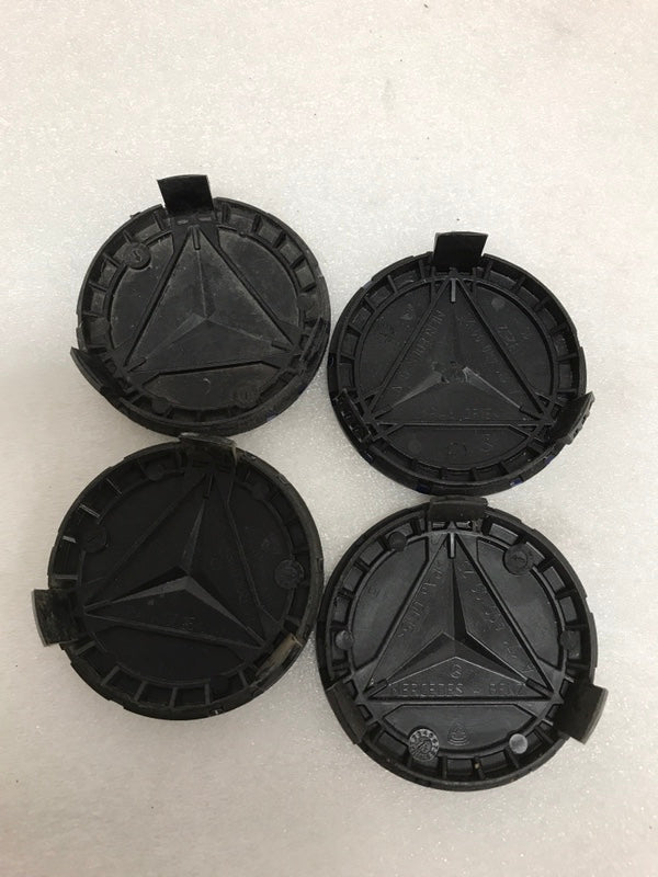 Set of 4 Mercedes 75MM Classic Dark Blue Wheel Center Hub Caps a6981ca9