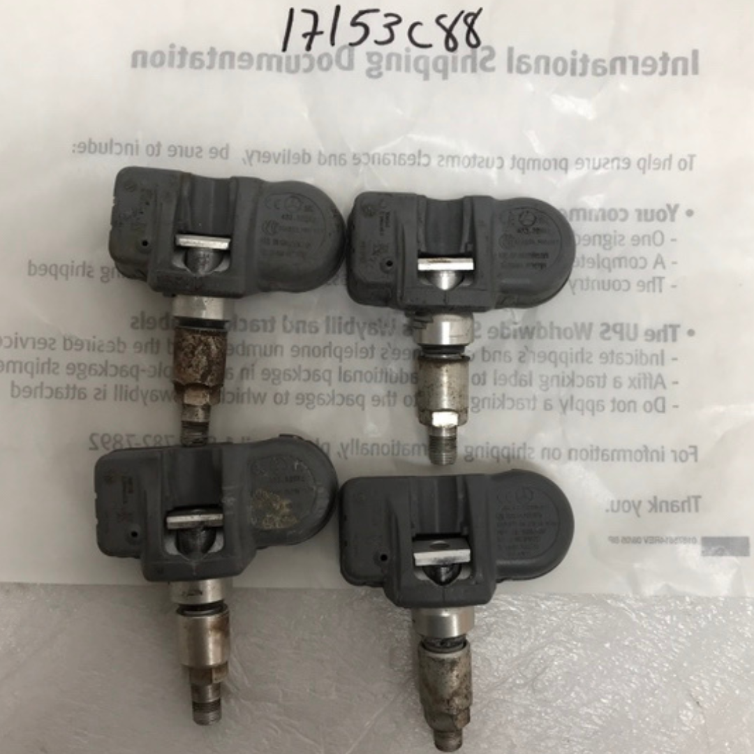 Set of 4 Mercedes Schrader TPMS Sensor A0009054100 433mhz 17153c88