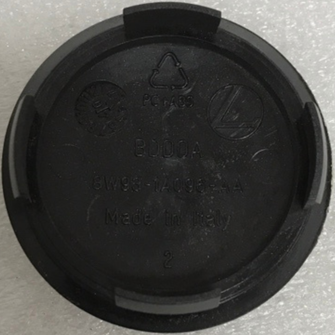 Jaguar Black 59mm Center Cap Cover 8W93-1A096-AB b25530ae