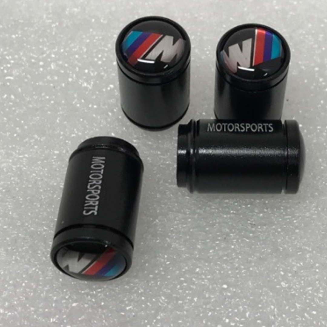 Set of 4 Motorsports BMW Tire Stem Valve Cap 338a3831