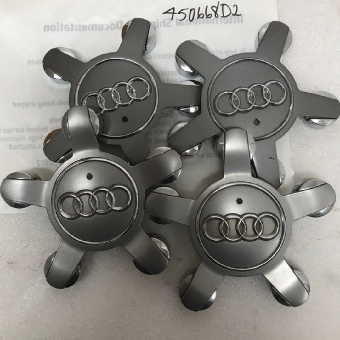Set of 4 Audi Spyder Wheel Hub Center Caps 135MM 4F0601165N 450668d2