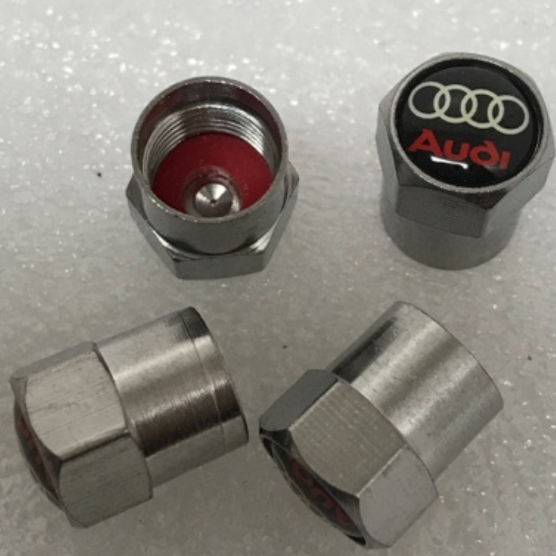 Set of 4 Audi Tire Valves For Car b3d413e7