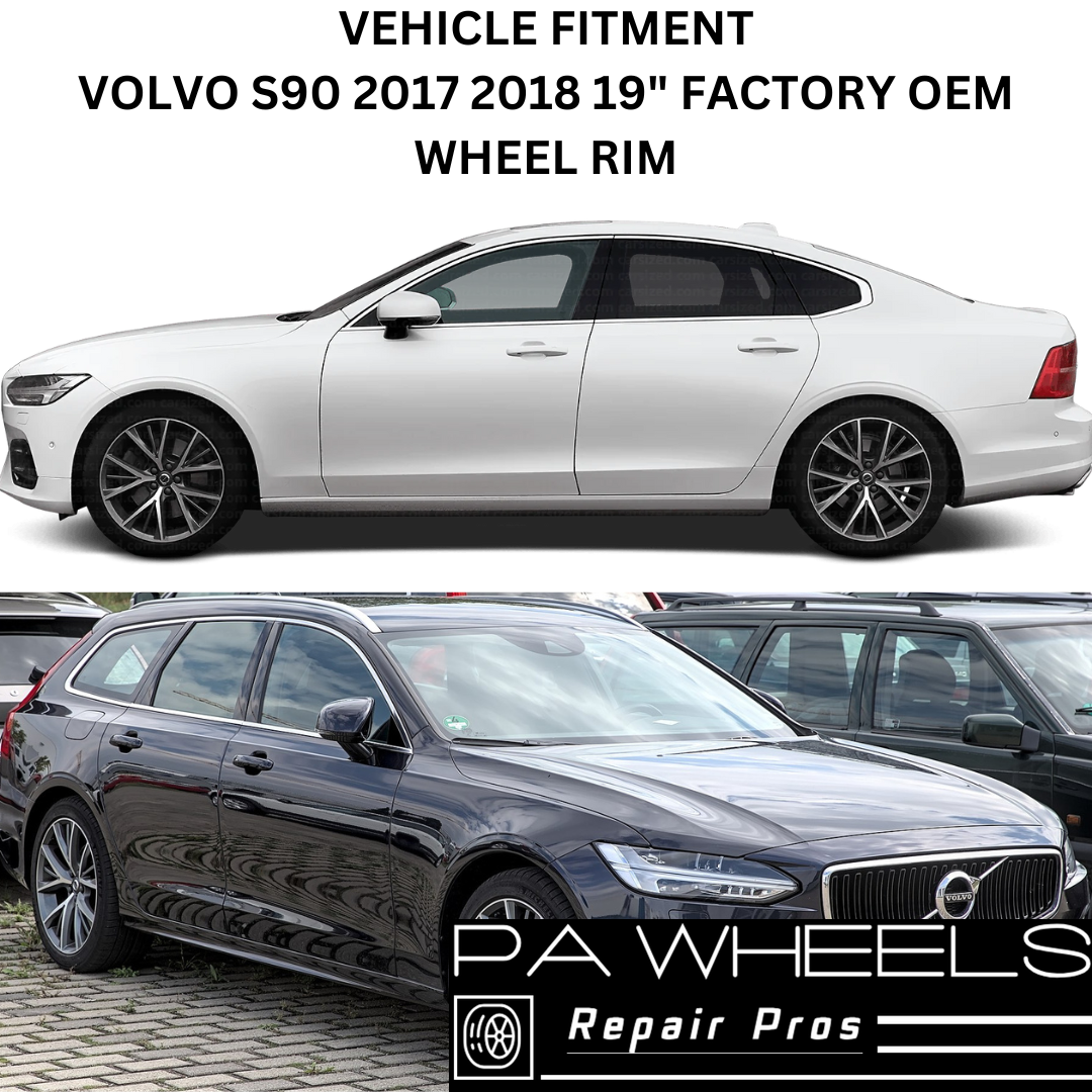 SET OF 4 VOLVO S90 2017 2018 19" FACTORY ORIGINAL WHEEL RIM 70432 31471877