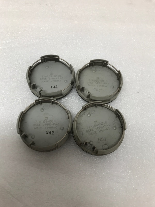 Set of 4 Lexus BLACK 62mm Center Caps 71A104-0010 14e2543b