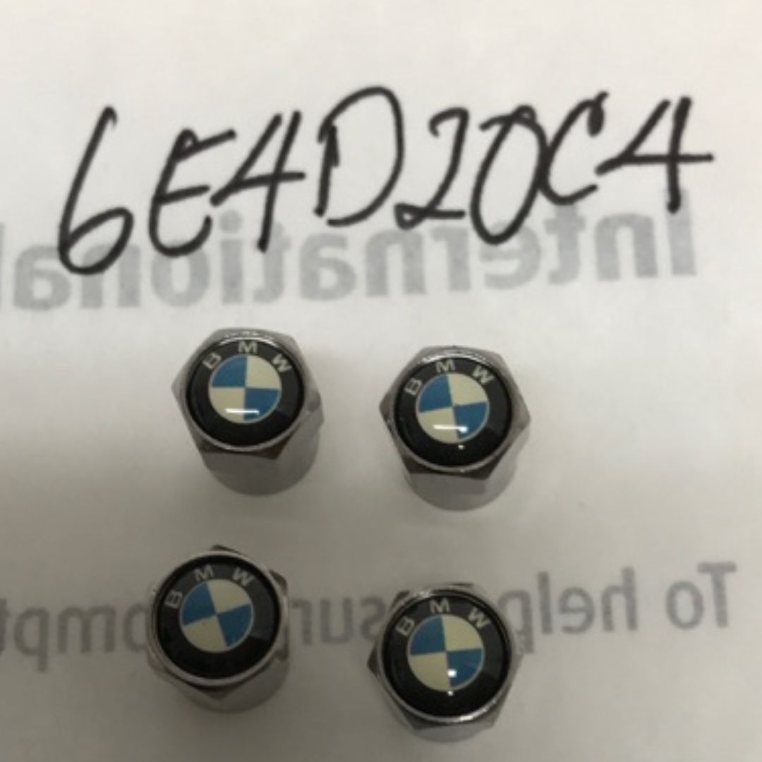 Set of 4 BMW Tire Stem Valve Cap For Car 6e4d20c4