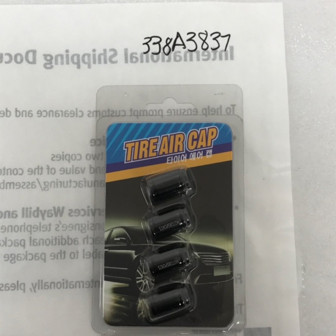 Set of 4 Motorsports BMW Tire Stem Valve Cap 338a3831