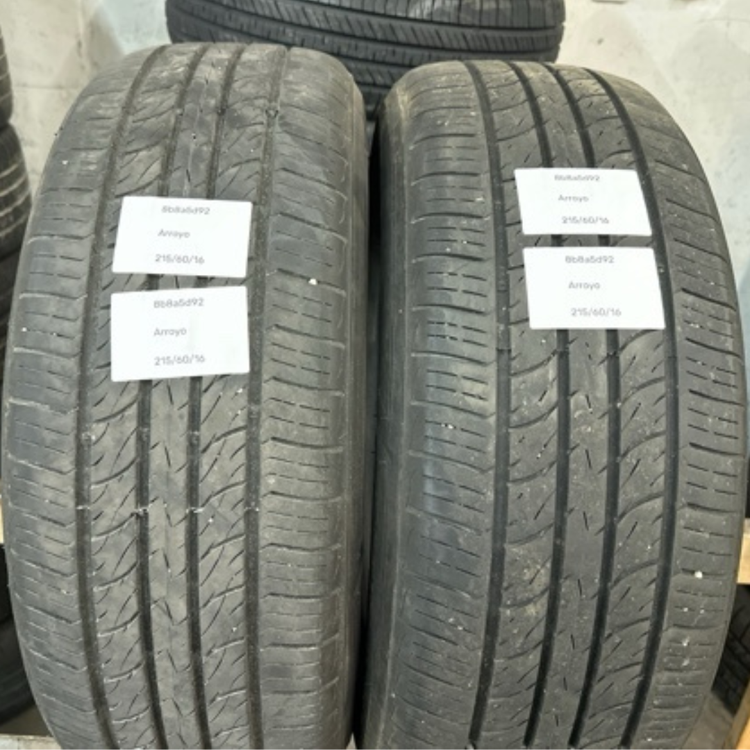 SET OF 2 ARROYO ECO PRO A/S 215/60/16 TIRES 8b8a5d92
